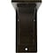 Ekena Millwork Morris Steel Bracket, Antiqued Warm Silver 3"W x 6"D x 6"H BKTM03X06X06MOAWS - alternate 2